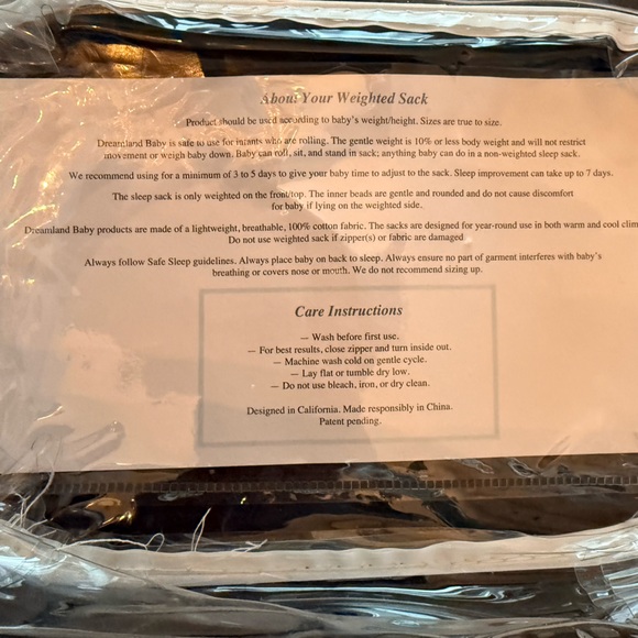 Dreamland Baby Weighted Sleep Swaddle Leaf Print - Picture 8 of 11